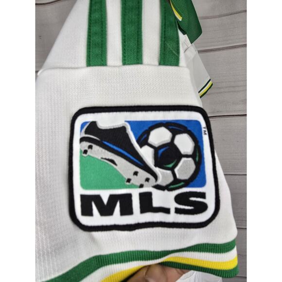 2011 Vintage Adidas MLS Portland Timbers Soccer Jersey Sz M Kids #B47 - Picture 6 of 7